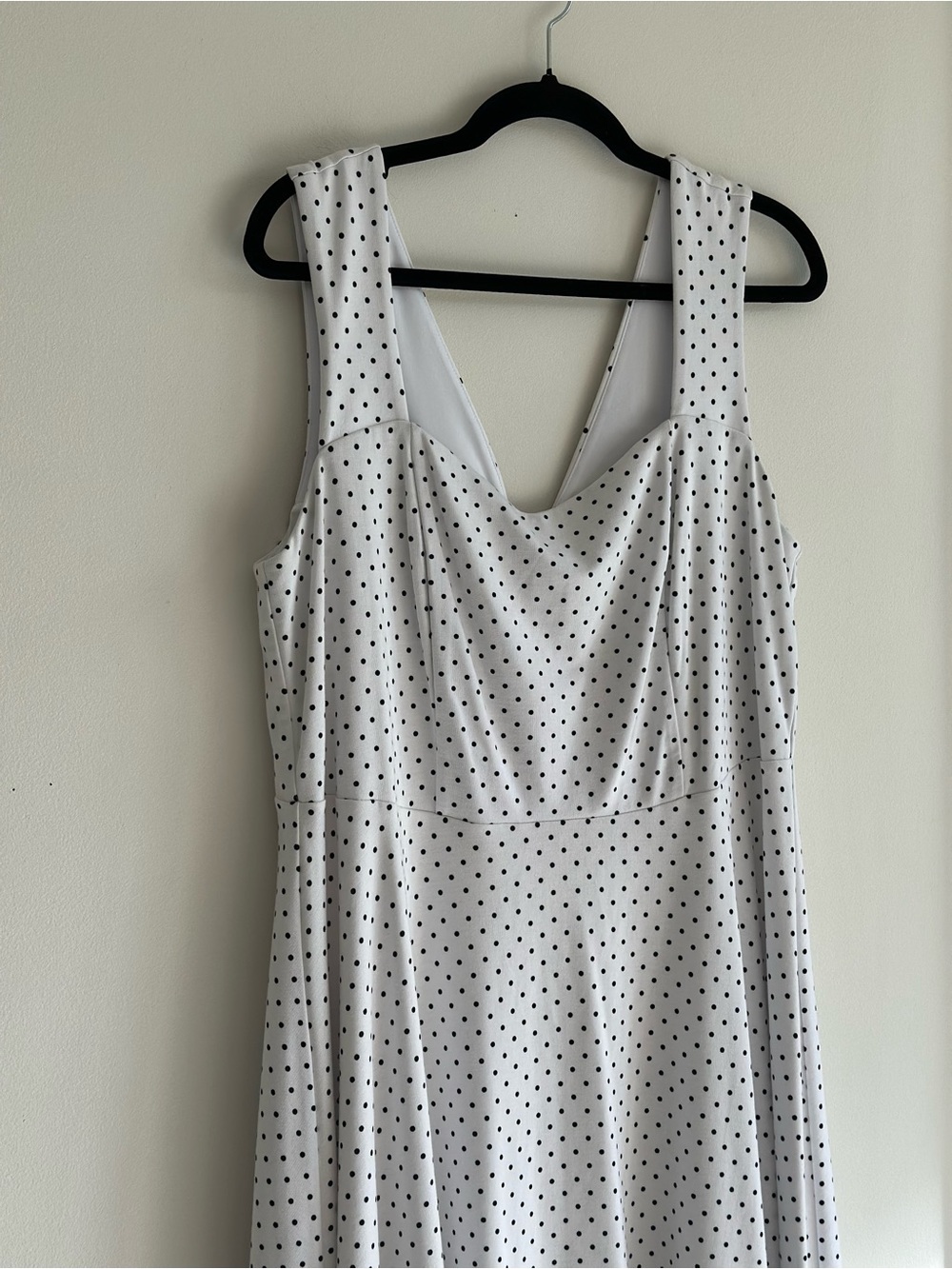 torrid White Polka Dot Midi Dress - Picture 12 of 16